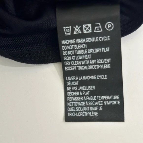 FARM Rio Black Cutout Long Sleeve Bodysuit NWOT Large - Picture 9 of 15